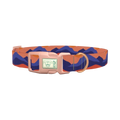Abstract Mountain Dog Collar - plastic rose gold