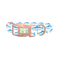 Ocean Fish Dog Collar - plastic rose gold