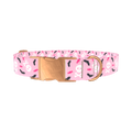 Halloween Skulls and Bats Dog Collar - metal silver