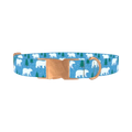 Winter Bear Dog Collar - metal rose gold