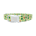 St. Patrick's Day Beer Clover Dog Collar - plastic rose gold