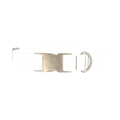 White Color Dog Collar - metal silver