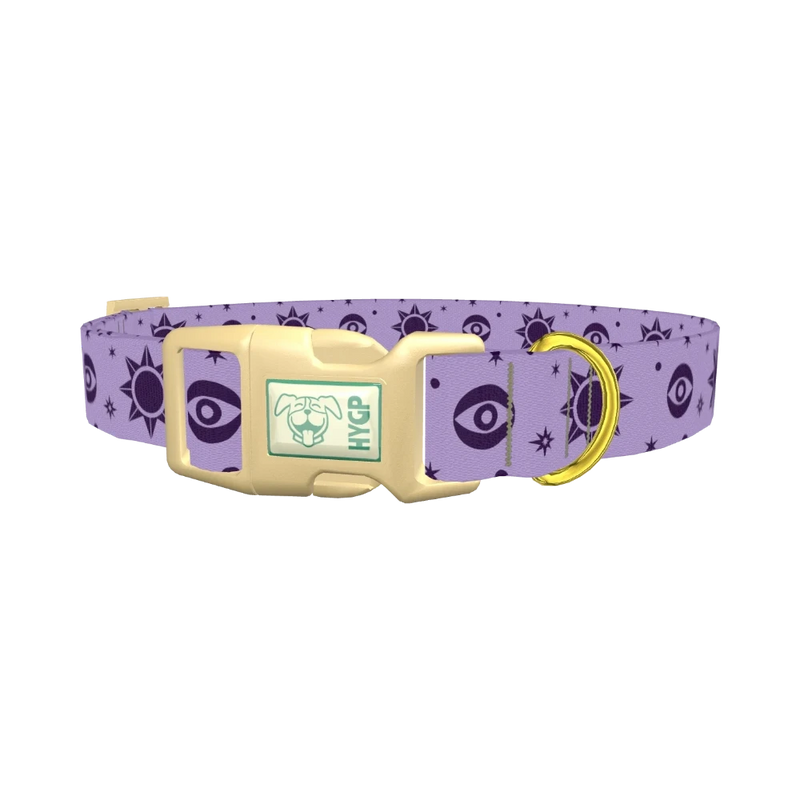 Mystical Star Dog Collar - plastic gold