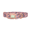 Pastel Rose Bouquet Dog Collar - plastic rose gold