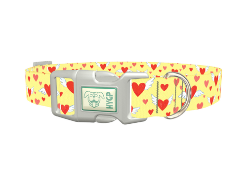 Flying Hearts Dog Collar