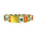 Lucky Clover Dog Collar - metal gold