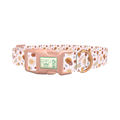 Bohemian Floral Dog Collar - plastic rose gold