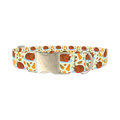 Harvest Feast Dog Collar - metal silver