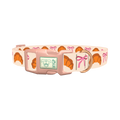 Croissant Bow Dog Collar - plastic rose gold