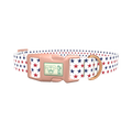 Patriotic Star Dog Collar - plastic rose gold