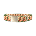 Rose Gold Chain Dog Collar - metal silver
