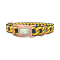 Gold Chain Link Dog Collar - plastic rose gold