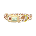 Bohemian Rainbow Dog Collar - plastic gold