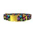 Colorful Smile Dog Collar - metal gold
