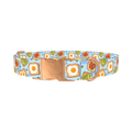Breakfast Toast Dog Collar - metal rose gold