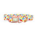 Candy Heart Dog Collar - plastic rose gold
