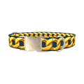 Gold Chain Link Dog Collar - metal silver