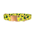 Avocado Fruit Dog Collar - metal rose gold