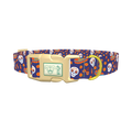 Dia de Muertos Dog Collar - plastic gold