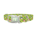 Woodland Hedgehog Dog Collar - plastic silver