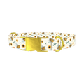 Bee and Sunflower Dog Collar - metal gold