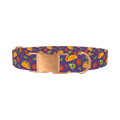 Taco Fiesta Dog Collar - metal rose gold