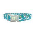 Unicorn Carousel Dog Collar - plastic silver