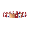 Bicolor Star Dog Collar - metal rose gold