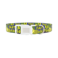 Comic Explosion Dog Collar - plastic silver