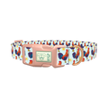 Rooster Sun Dog Collar - plastic rose gold