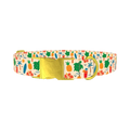Beach Turtle Dog Collar - metal gold