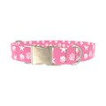 Seashell Beach Dog Collar - metal gold