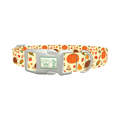 Thanksgiving Feast Dog Collar - plastic silver