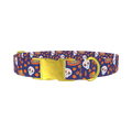 Dia de Muertos Dog Collar - metal gold