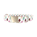 Ice Cream Treats Dog Collar - metal gold