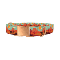 Southwest Desert Dog Collar - metal rose gold
