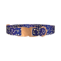 Halloween Witchy Dog Collar - metal rose gold