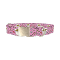 Noodle Takeout Dog Collar - metal silver