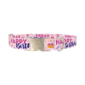Birthday Cake Celebration Dog Collar - metal silver