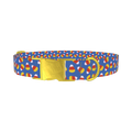 Halloween Candy Corn Dog Collar - plastic gold