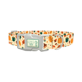 Cozy Fall Dog Collar - plastic silver