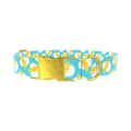 Easter Chick Dog Collar - metal gold