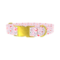 Romantic Speech Bubble Dog Collar - metal rose gold