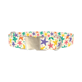 Starfish Mix Dog Collar - metal silver