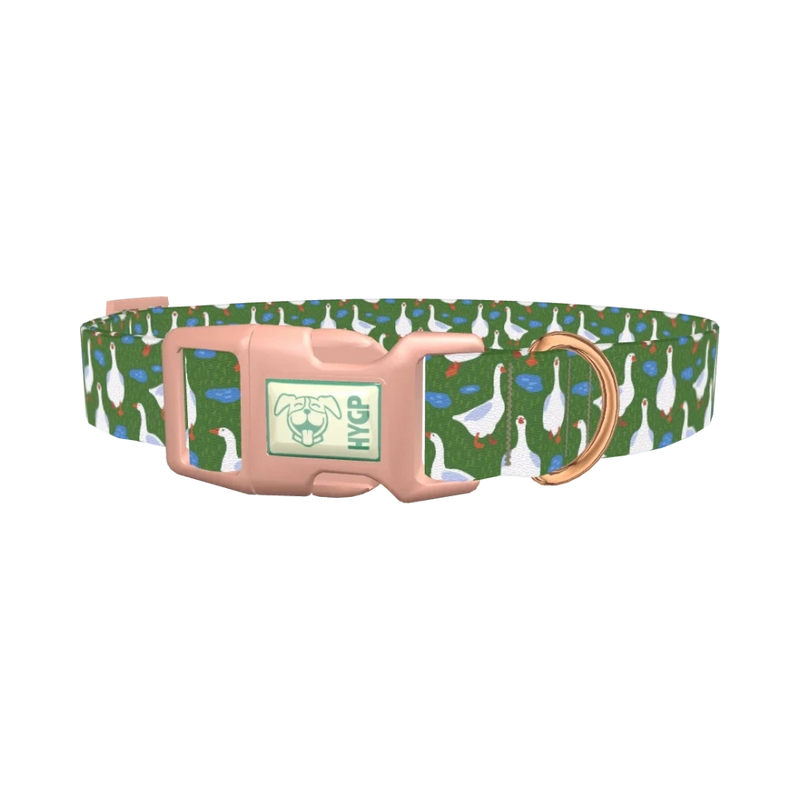 Goose Pond Dog Collar - plastic rose gold