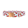 Chili Pepper Dog Collar - metal rose gold