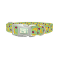 Fruit Pattern Dog Collar - plastic silver
