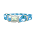 Winter Bear Dog Collar - plastic silver