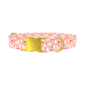 Christmas Deer Forest Dog Collar - metal gold