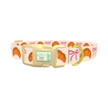 Croissant Bow Dog Collar - plastic gold